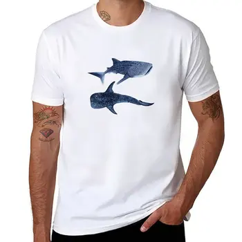 כרישי לוויתן טי-שירט פשוטה חולצת טי-שירט עבור ילד ילדים לבנים חולצות מנופחים חולצות גברים חולצות
