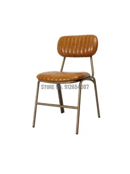 אישית נורדי תעשייתי לופט ברזל יצוק מתכת ברונזה הרגליים רטרו בר הכיסא עשוי הישנה בר קפה בבית האוכל פשוט