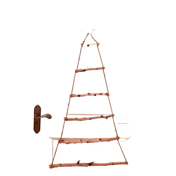 חג המולד קטן קישוטי עץ חג מולד קישוט עץ משולש יצירתי קישוט מלון קניות חלון זירת אביזרים