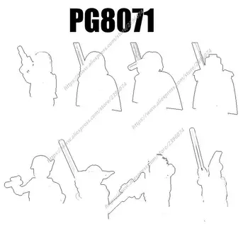 PG8071 דמויות הסרט אביזרים אבני בניין לבנים צעצועים PG743 PG744 PG745 PG746 PG747 PG748 PG749 PG750