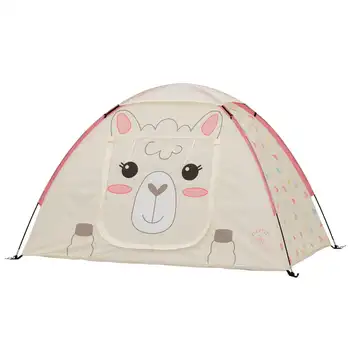 איזי הלמה 2-אדם 's קמפינג אוהל - Off-לבן/צבע ורוד, חדר אחד.