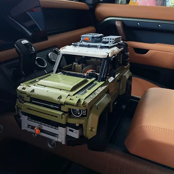 2573pcs הרכב המפורסם רחובות ארץ מכונית רובר Off-road Defender רכב מודל 42110 אבני בניין לבנים צעצועים לילדים מבוגרים מתנה
