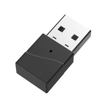 1 חתיכה 24Bit USB Bluetooth 5.2 משדר אודיו Aptx-Adaptive/LL/ HD 40Ms שחור ABS עבור מתג