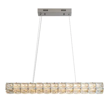 המודרני תלוי אור נברשת קריסטל פשוטה גופי התקרה תליון קריסטל, הסלון השעיה Luminaire מנורת Led