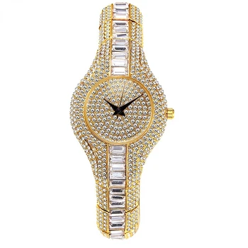 Sdotter יוקרה אופנה אישה שעונים בנות 18 שעון זהב relojes פארא mujer