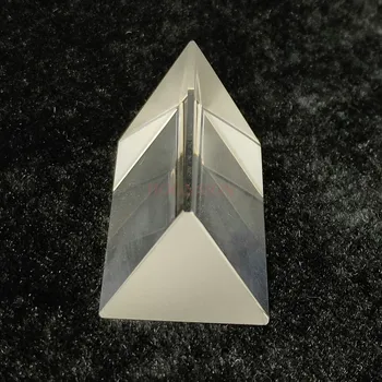 5cm מיני פריזמה זכוכית אופטיות משולש משולש פריזמה הרפלקטור ניסוי בפיסיקה מלמד אביזרים