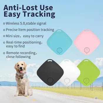 מיני מכשיר מעקב מעקב אוויר תג מפתח הילד Finder Pet Tracker חכם Bluetooth Tracker רכב חיות מחמד רכב Anti-lost Alarm