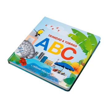 customizd עיצוב סין סיטונאית זול קרטון ילדים הדפסת ספר התינוק לוח הספר