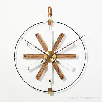 מסוגנן יוקרה שעון קיר דיגיטלי עיצוב יצירתי סביב המטבח הנורדי שעון קיר מודרני Orologio דה Parete דקו הבית AB50WC