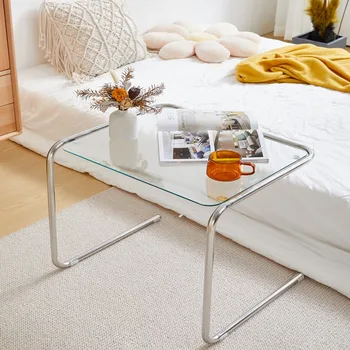 ספה שולחן סלון קינון שולחן קפה מזכוכית שולחן הצד היצירתי שולחנות עיצוב רהיטים נורדי השולחן טרקלין רהיטים