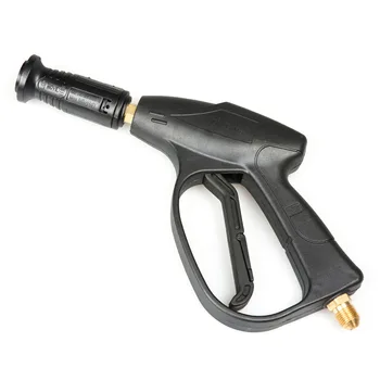 לחץ גבוה לשטיפת מכוניות אקדח מים ניקוי מכונת מברשת משאבה חלקים ראש מתכוונן לחץ גבוה לשטיפת מכוניות אוהד בצורת אקדח מים