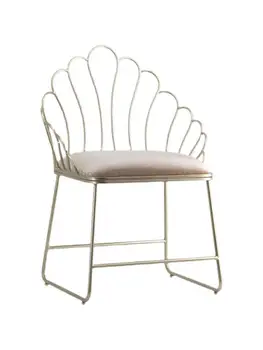 שולחן איפור איפור כיסא פשוט המודרנית משפחתי קטן השינה נורדי אור יוקרה איפור צואה בחזרה