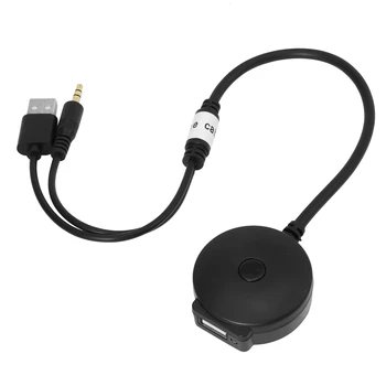 מכונית אלחוטית Bluetooth אודיו AUX ו-USB מוסיקה כבל מתאם עבור ב. מ. וו מיני קופר