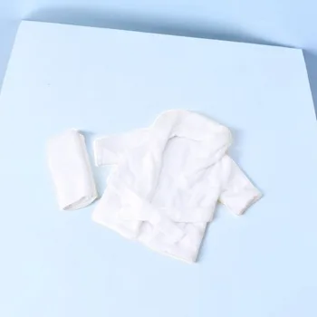 צבע מוצק חלוקי רחצה עוטפים צילום אביזרים היילוד תמונה שו הלבשת לילה עבור 0-6 חודשים התינוק אביזרים בגדי תינוקות