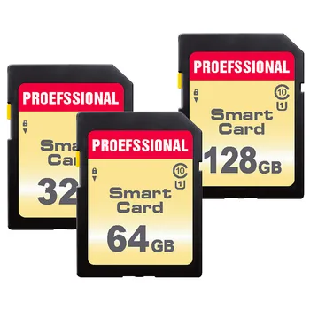 חם מכירת כרטיס זיכרון SD 32GB 16GB 512GB כרטיס SD 64GB 128GB 256GB SD XC כרטיס פלאש על מצלמה דיגיטלית, מצלמת וידאו DV