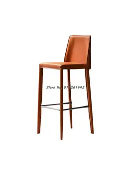 איטלקי פשוט גבוה צואה נורדי אור יוקרה בר דלפק קבלה גבוהים בר כיסא משרד מכירות מעצבים פשוט כיסא בר