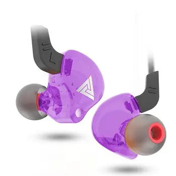 QKZ AK6 ספורט ב-האוזן אוזניות עם מיקרופון נוסף בס ונבנה שולט שיפור הנייד שלך. הדיבורית ניסיון