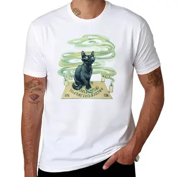 חדש סיאנס חתול טי-שירט פשוטה טי-שירט מצחיק חולצת טי שירט גברים