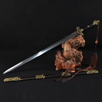 104cm הדרקון חרב מימי הביניים גלדיאטור מתכת אמיתי חרב דמשק פלדה חומר ביד סין מזויפים פלדה אמיתית הנשק 2.2 ק 