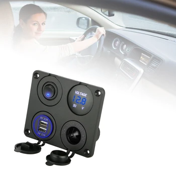 המכונית מתאם עם תצוגה כפולה יציאות USB משפר את חוויית הנהיגה שלך בעזרת חשמל אמין פתרון