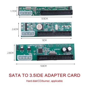 ATA IDE מתאם ממשק מחבר ממיר Pata כדי Sata על 22Pin Serial ATA כדי 40pin נהג HDD תקליטור ה DVD-ROM-אספקת חשמל