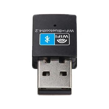 2.4 G אלחוטי מתאם מתאם USB 150Mbps WiFi Bluetooth תואם-V4.2 Dongle כרטיס רשת RTL8723 על שולחן העבודה של מחשב נייד