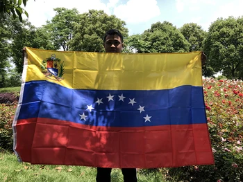 השמיים דגל ונצואלה דגל 90x150cm 8 כוכבים VE ון ונצואלה דגל 100% פוליאסטר המדינה דגלים לאומיים באנר לקישוט