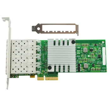 I350-4SFP PCI-Ex4 Gigabit ארבע-נמל סיבים אופטיים שרת נייד כרטיס רשת I350AM4 שבב כרטיס רשת