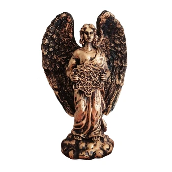 מטטרון השזוף שרפים שש-כנף המלאך השומר פסלים קישוט הבית גם מתנה גדולה עבור החברים שלך