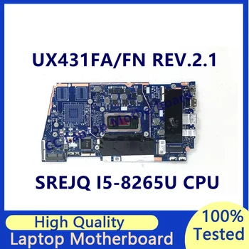 UX431FA/FN ראב.2.1 עבור Asus ZenBook מחשב נייד לוח אם עם SREJQ I5-8265U CPU Mainboard 100% מלא נבדק עובד טוב